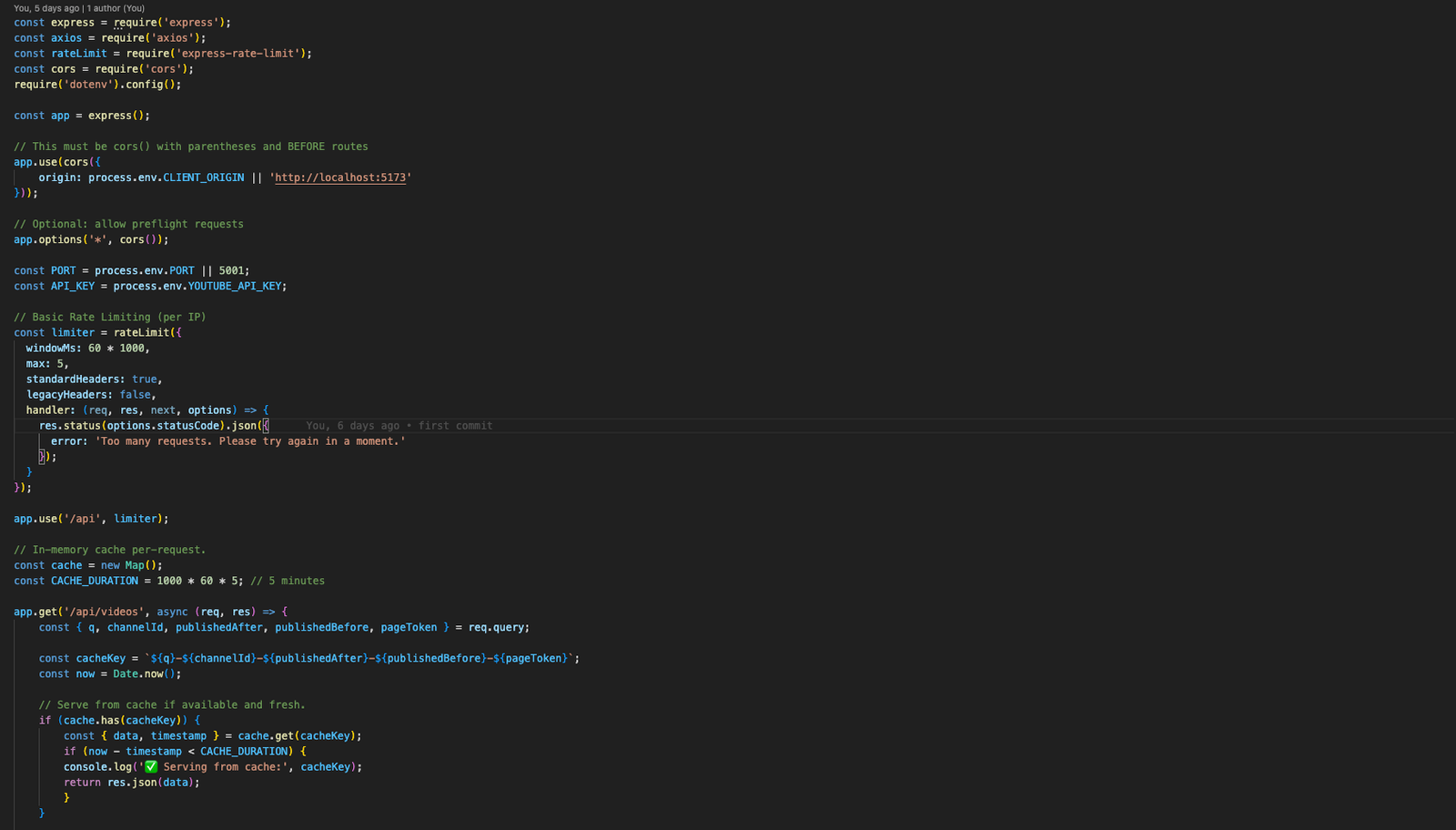Proxy Server with Express