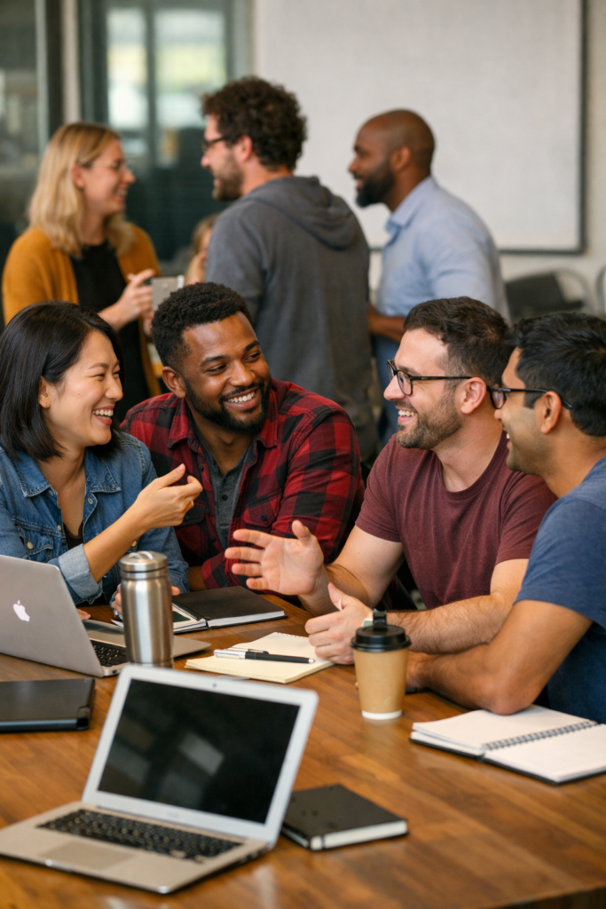 Diverse group of engineer